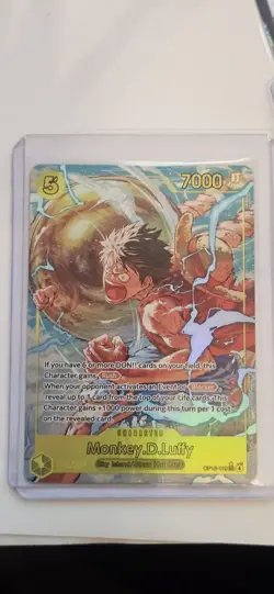 ONE PIECE ENGLISH Monkey D. Luffy OP15-119 SEC ALT Adventure on KAMI's OP15 - Image 1