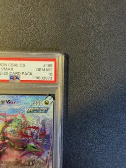 PSA 10 Rayquaza VMAX 165/132 CS4bC HR-25 2024 POKEMON CS4b CS - Image 4