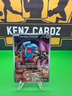 Team Rocket’s Wobbuffet 203 Destined Rivals Black Star ETB Promo Pokemon - Image 2