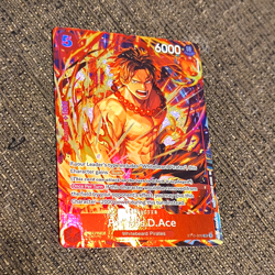 Bandai One Piece CCG Portgas.D.Ace ST15-005 Super Rare Foil Full Art EN 6000 - Image 1