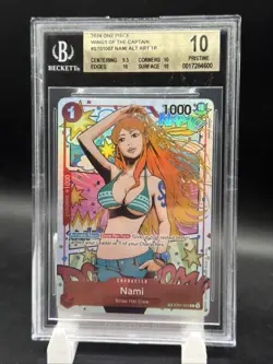 Nami Treasure Rare ST01-007 OP-06 One Piece Wings of the Captain BGS 10 - Image 1