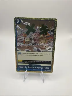 Gravity Blade Raging Tiger OP06-058 Rare One Piece Wings of the Captain - Image 1