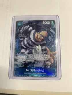 Mr.3 (Galdino) OP16-056 SR Alt Art FRESHLY PULLED One Piece NM - Image 1