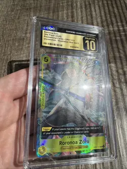 Roronoa Zoro OP07-113 Illustration Box Vol.3 One Piece Promo CGC Pristine 10 - Image 3