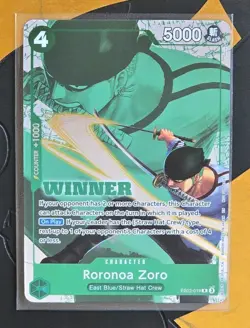One Piece TCG Roronoa Zoro (WINNER Pack 2025 Vol. 3) EB02-019 - Image 1