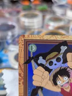 Monkey D. Luffy C69 Holo Japanese One Piece Hyper Battle Vintage Card RC-16 MP+ - Image 2