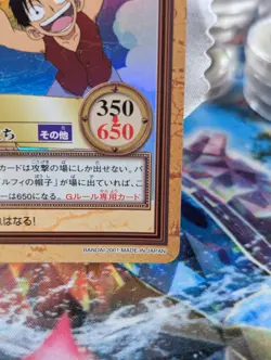 Monkey D. Luffy C69 Holo Japanese One Piece Hyper Battle Vintage Card RC-16 MP+ - Image 4