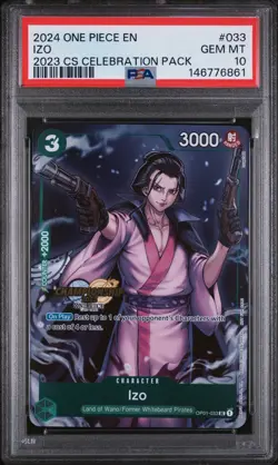 2024 ONE PIECE CHAMPIONSHIP 2023 CELEBRATION PACK #033 IZO PSA 10 - Image 1