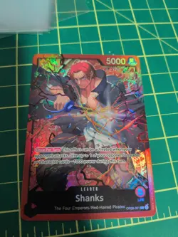 Shanks OP09-001 Leader - One Piece TCG - Starter Deck 23 Foil NM English - Image 1