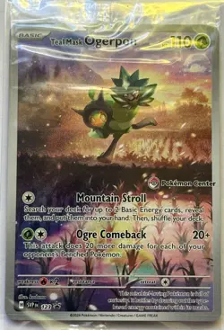 Teal Mask Ogerpon - 123 (Pokemon Center Exclusive) 123 Sv: Scarlet & Violet... - Image 1