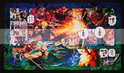 One piece - Sanji Luffy Zoro Playmat Mouse pad - Image 1