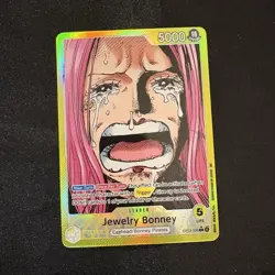 Bandai Jewelry Bonney OP13-100 Leader Special Alt Art Foil English - Image 1