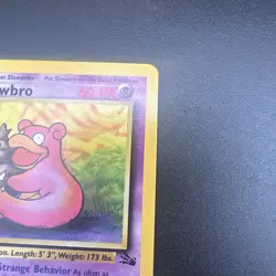 Slowbro 43/62 Fossil Set 1st Edition Uncommon Vintage 1999 Pokemon TCG Card NM - Image 3