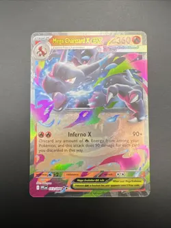 Mega Charizard X ex 013/094 Phantasmal Flames Ultra Rare Holo Pokemon Card NM - Image 3