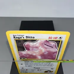 Pokemon Card - Koga's Ditto Gym Challenge 10/132 Holo Unlimited Holo Rare HP/DMG - Image 4
