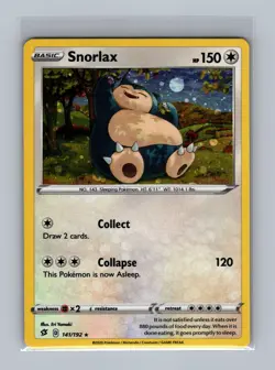 Snorlax (Cosmos Holo) 141/192 Promo Miscellaneous Cards & Products Pokemon MP - Image 1
