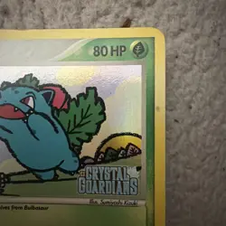 Pokemon TCG Ivysaur #34 Stamped Reverse Holo Card Crystal Guardians 2006 - Image 3