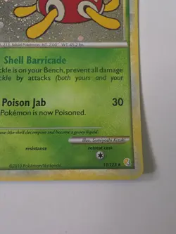 2010 Pokemon Heartgold & Soulsilver 11/123 Shuckle Holo NM Rare Card - Image 5