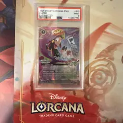 PSA 9 Mint 2025 Disney Lorcana EN 8 Kuzco Impulsive Llama Enchanted Card #210 - Image 1