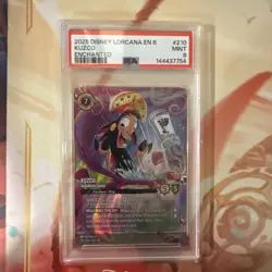 PSA 9 Mint 2025 Disney Lorcana EN 8 Kuzco Impulsive Llama Enchanted Card #210 - Image 2