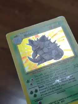Nidoking 11/102 Holo Rare, Base Set Edition Pokemon Card 1999 WOTC PL!! - Image 4