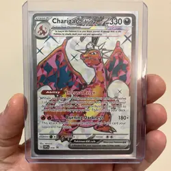 Pokemon TCG Charizard EX SVP056 Black Star Holo Promo Card NM/M Condition - Image 1