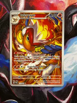 Infernape 173/167 Illustration Rare Twilight Masquerade Pokemon TCG - Image 1