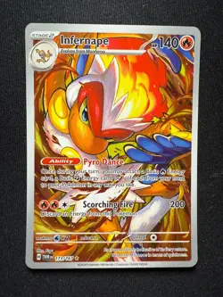 Pokemon TCG Infernape 173/167 – Twilight Masquerade – Illustration Rare – NM - Image 1