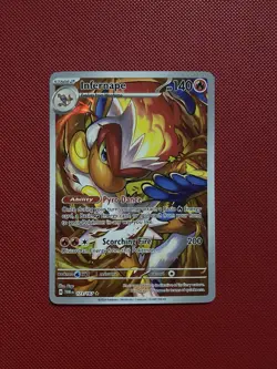 Pokemon TCG Infernape 173/167 Twilight Masquerade Illustration Rare (NM) - Image 1