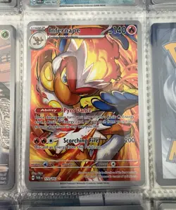 Pokemon TCG Infernape 173/167 Sv06 Twilight Masquerade Illustration Rare Holo EN - Image 1