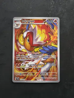 Pokemon TCG Infernape Twilight Masquerade Illustration Rare Card #173/167 - Image 1