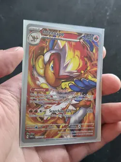 Pokemon TCG Infernape Twilight Masquerade Illustration Rare Card #173/167 - Image 3
