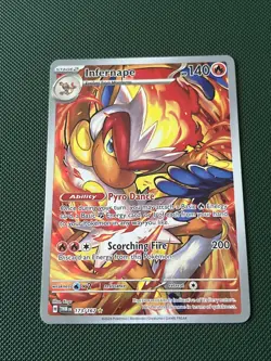 Pokemon TCG Infernape Illustration Rare Twilight Masquerade 173/167 - Image 1