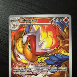 Pokemon TCG Infernape Sv06 Twilight Masquerade Illustration Rare Holo 173/167 - Image 3