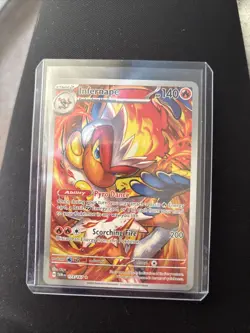 Pokemon TCG Infernape Holo Illustration Card Twilight Masquerade - Image 1