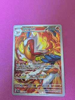 Pokemon TCG Infernape Holo Illustration Card Twilight Masquerade 173/167 - Image 1