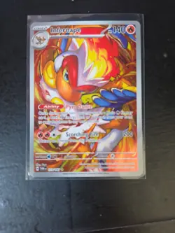 Pokemon TCG Infernape Holo Illustration Card Twilight Masquerade - Image 1