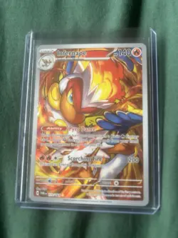 Pokemon TCG Infernape Holo Illustration Card Twilight Masquerade - Image 1