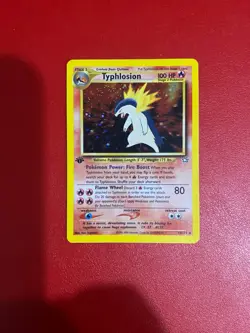 Typhlosion LP 18/111 - 1st Edition Holo Neo Genesis 🏝 Pokemon 2000 WOTC - Image 1