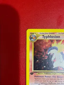 Typhlosion LP 18/111 - 1st Edition Holo Neo Genesis 🏝 Pokemon 2000 WOTC - Image 3
