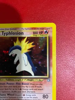 Typhlosion LP 18/111 - 1st Edition Holo Neo Genesis 🏝 Pokemon 2000 WOTC - Image 4