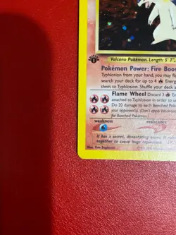 Typhlosion LP 18/111 - 1st Edition Holo Neo Genesis 🏝 Pokemon 2000 WOTC - Image 5
