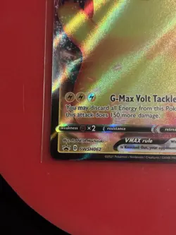 Pokemon Pikachu VMAX SWSH062 Full Art Celebrations Promo MINT - Image 3