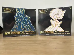 Pokemon Center Elite Trainer Box Mega Evolution Lucario Gardevoir ETB Sealed - Image 1