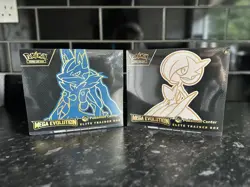 Pokemon Center Mega Evolution Gardevoir & Lucario ETB Elite Trainer Box Bundle - Image 1