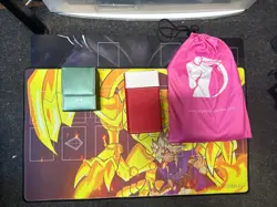 Yugioh Playmat And Deck box Lot - Image 1