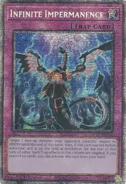 Yugioh Infinite Impermanence MP25-EN032 Starlight Rare 1st edition NM - Image 1
