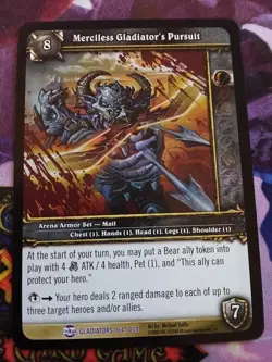 WOW TCG - Epic - Merciless Gladiator's Pursuit - LP - Image 1
