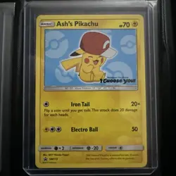 Ash's Pikachu - SM114 Non Holo SM Promos - Pokemon Card - NM - Image 1