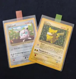 Pokemon Cards Ivy Pikachu & Jigglypuff Corocoro Glossy Grey Star Promo 1999 EX - Image 1